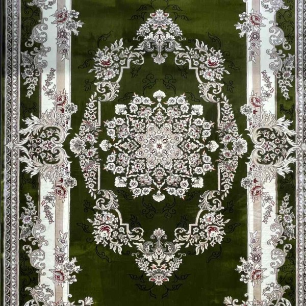 Turkish carpet HARIR N232A green size 400*500