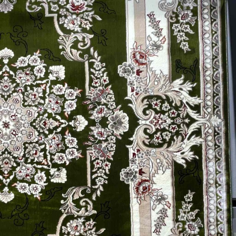 سجاد تركي حرير N232A اخضر مقاس 200*300