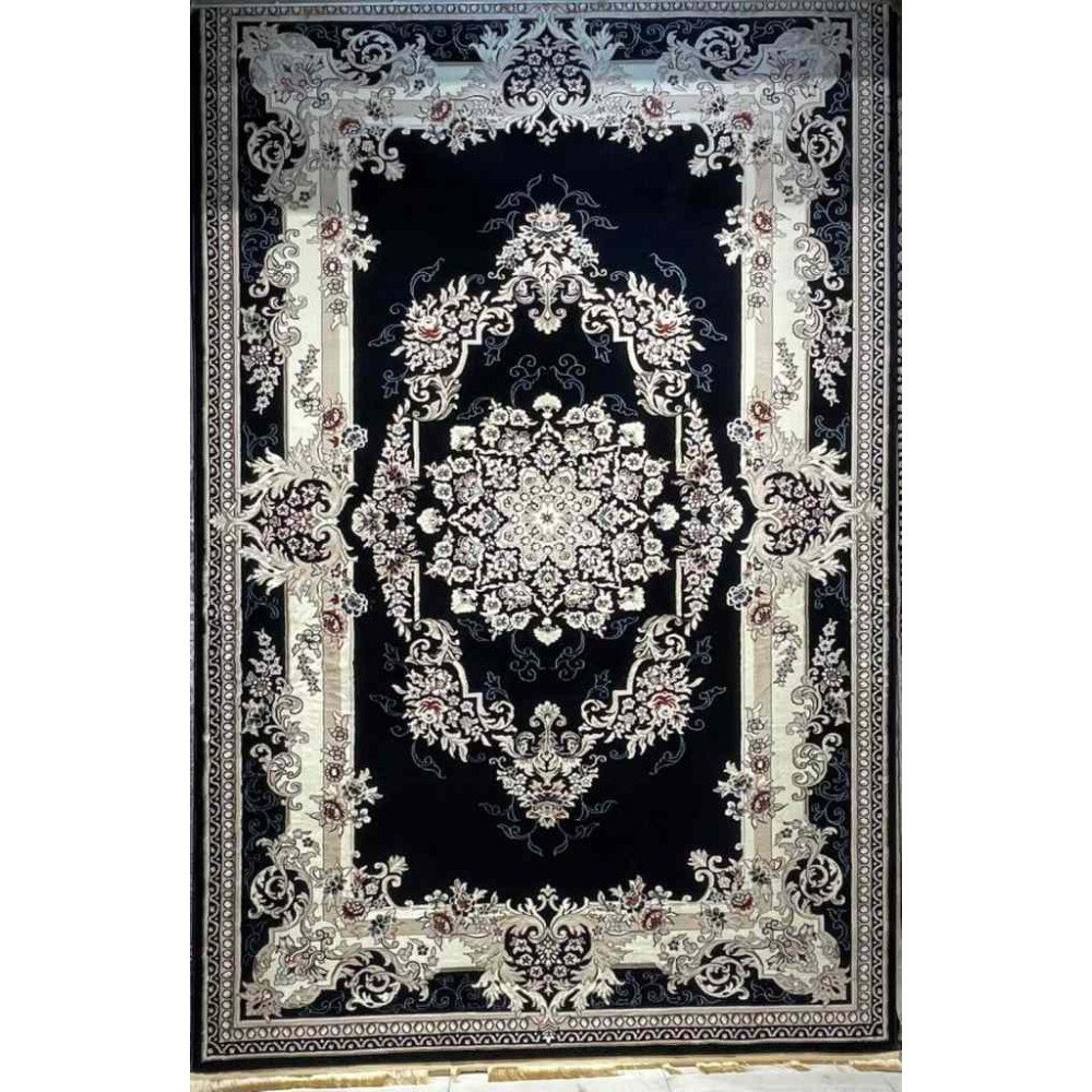 سجاد تركي حرير N232A كحلي مقاس 50*80