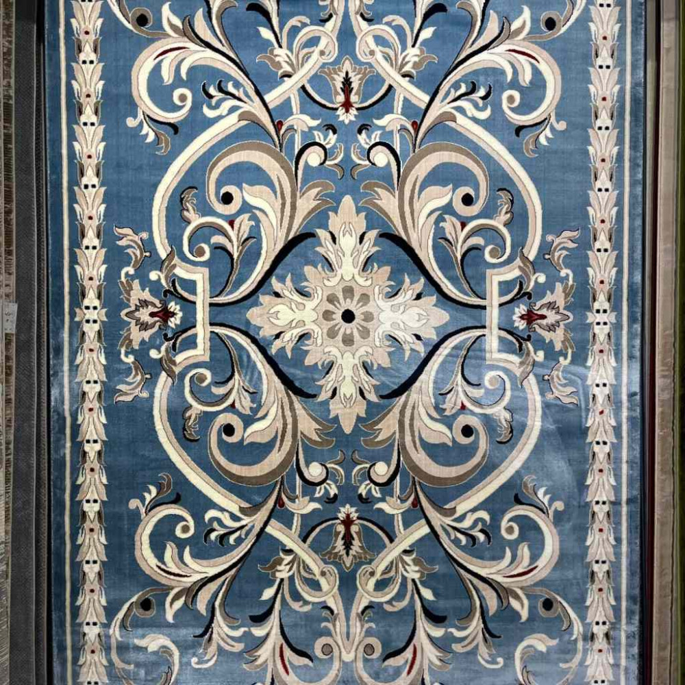 سجاد تركي حرير EH94A سماوي مقاس 50*80