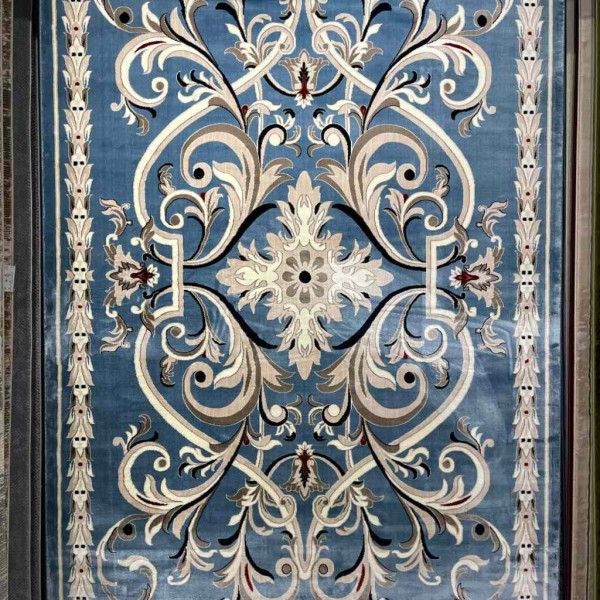 Turkish carpet HARIR EH94A blue size 80*150