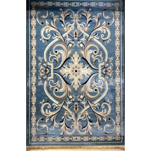 سجاد تركي حرير EH94A سماوي مقاس 50*80