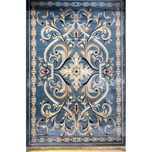Turkish carpet HARIR EH94A blue size 80*150