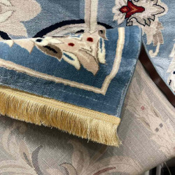 سجاد تركي حرير EH94A سماوي مقاس 50*80