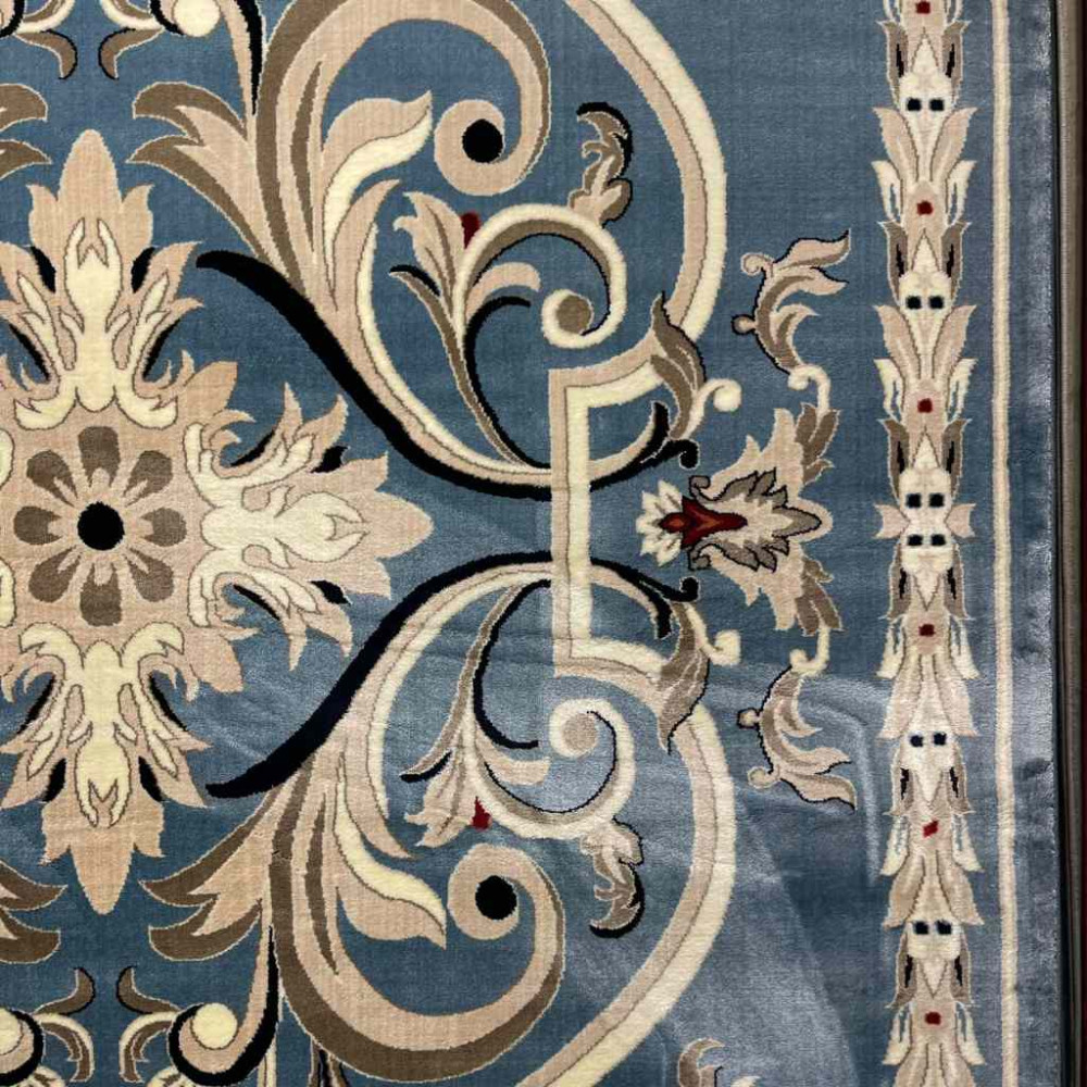 سجاد تركي حرير EH94A سماوي مقاس 50*80