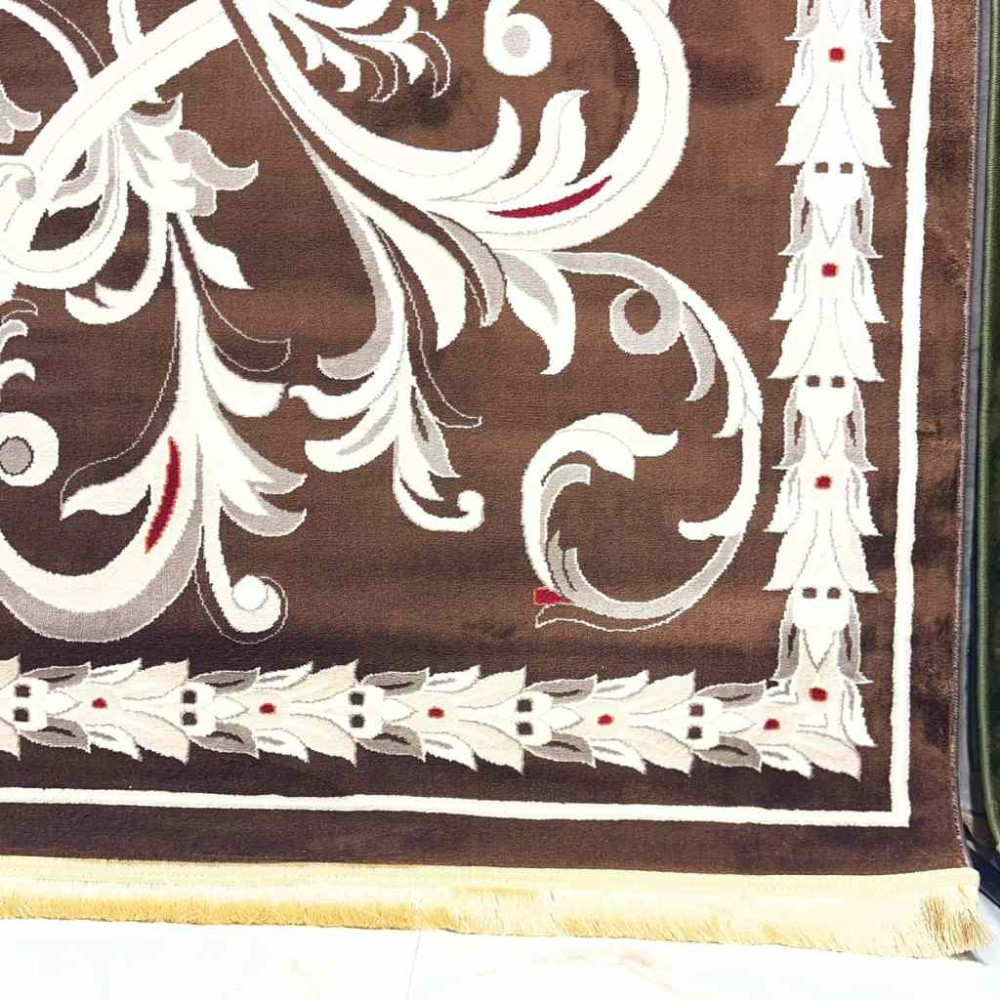 سجاد تركي حرير EH94A بني مقاس 400*600