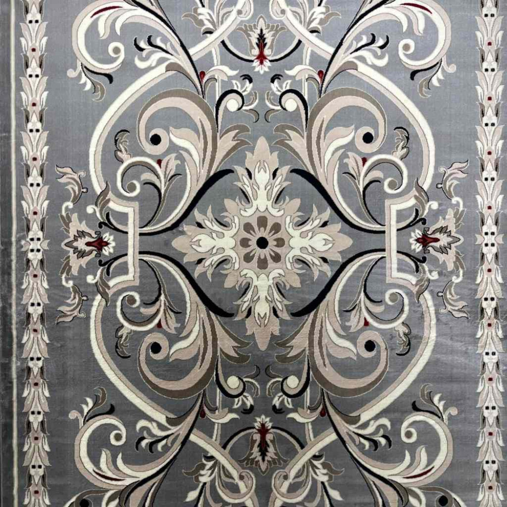 سجاد تركي حرير EH94A رصاصي مقاس 50*80