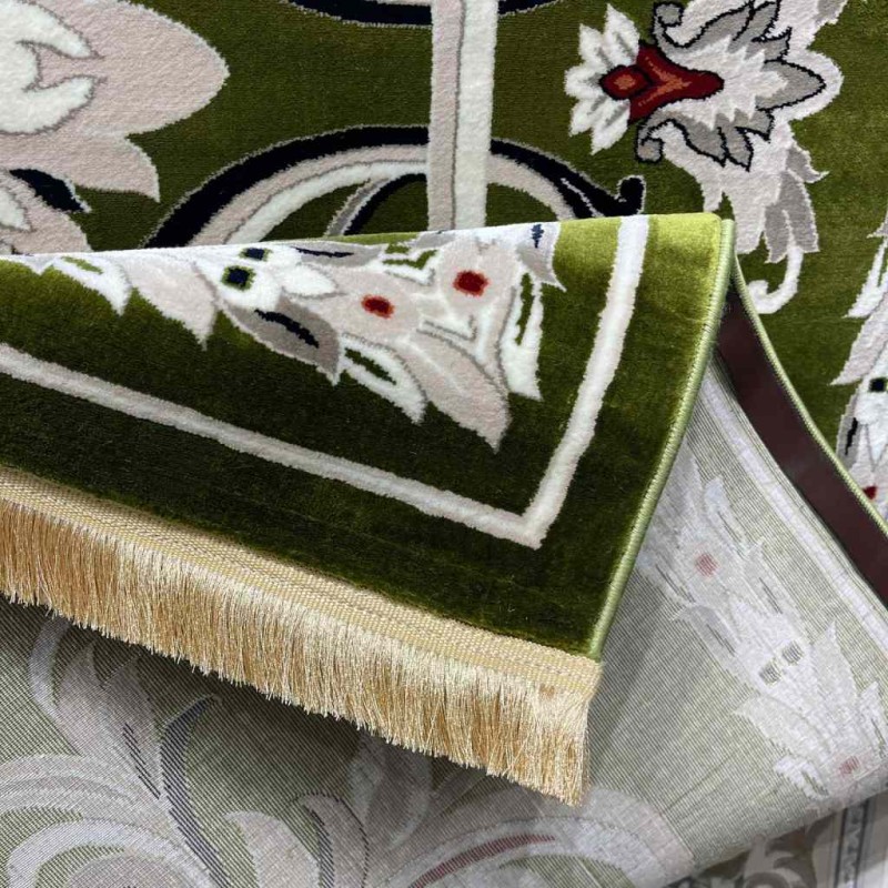 سجاد تركي حرير EH94A اخضر مقاس 200*300
