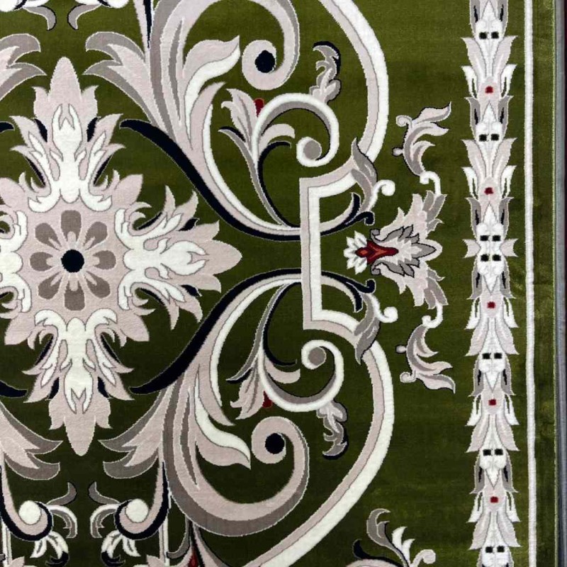 سجاد تركي حرير EH94A اخضر مقاس 200*300
