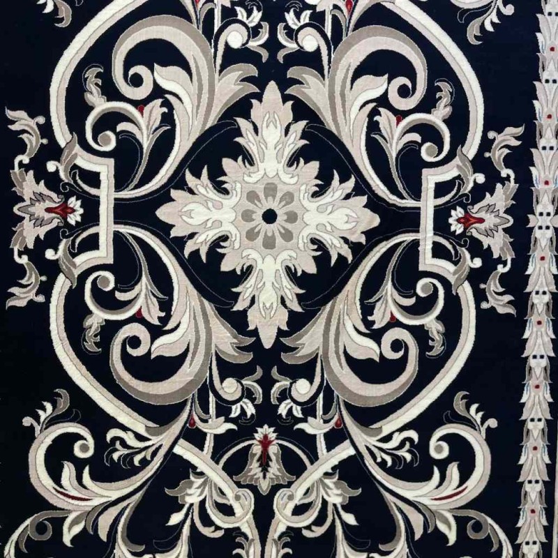 Turkish carpet HARIR EH94A navy size 50*80