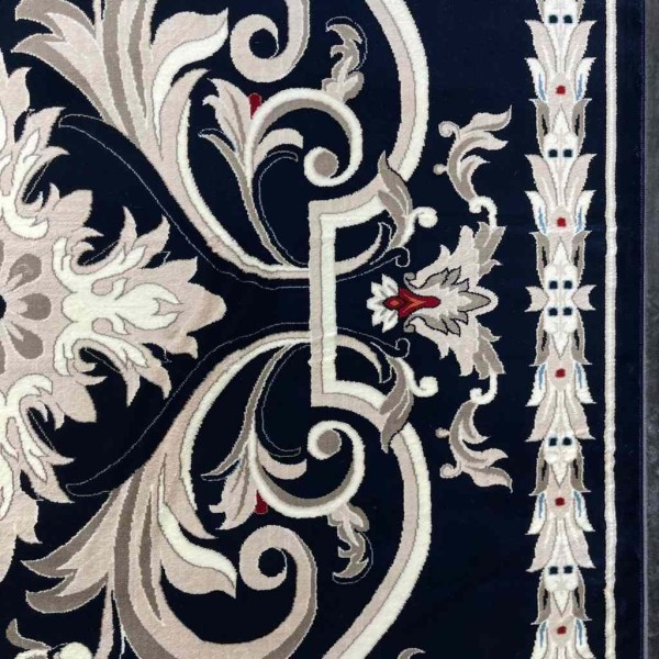 Turkish carpet HARIR EH94A navy size 80*150