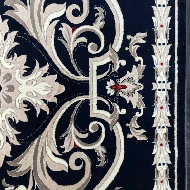 Turkish carpet HARIR EH94A navy size 50*80
