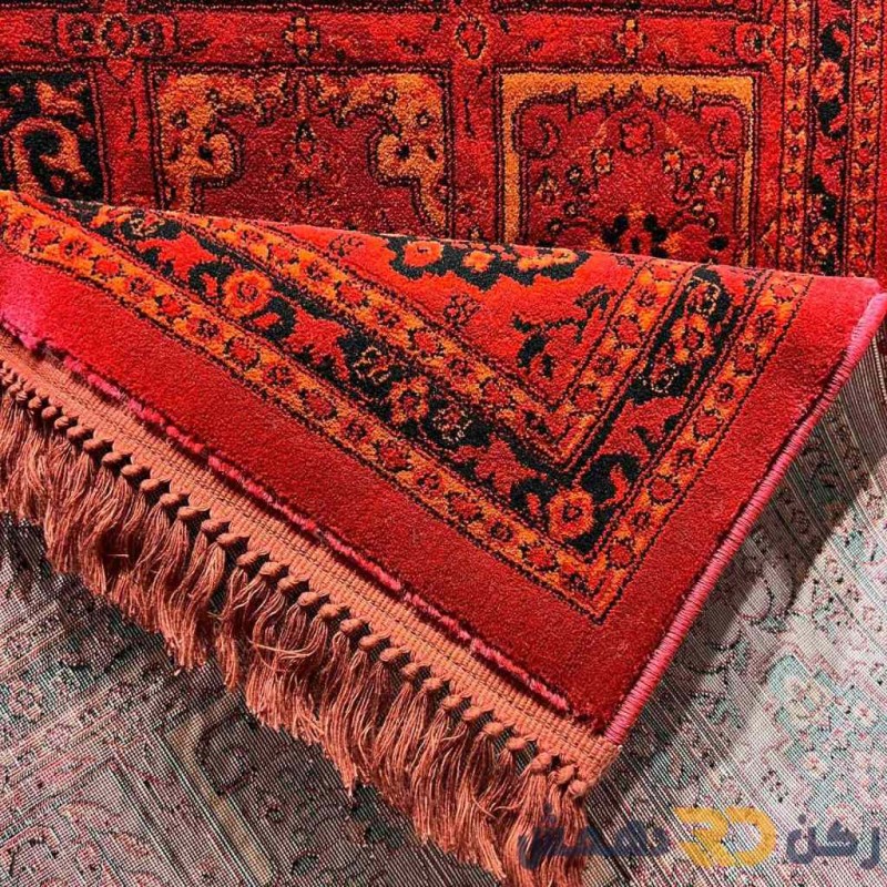 Turkish carpet herat 1736A red size 80*150