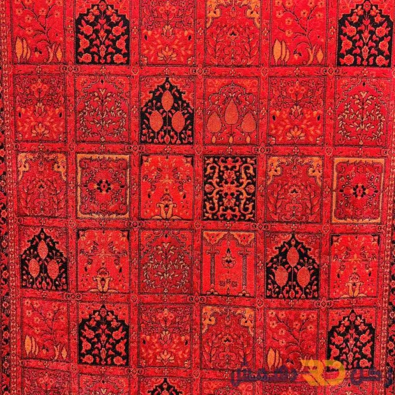 Turkish carpet herat 1736A red size 80*150
