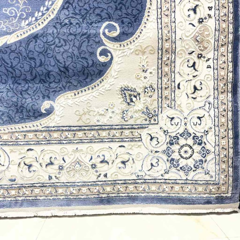 سجاد تركي قوقاز 01013E سماوي مقاس 300*500