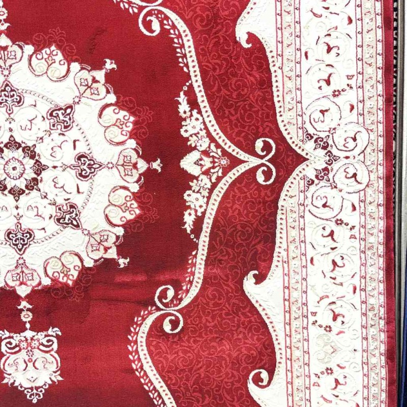 سجاد تركي قوقاز 01013E احمر مقاس 300*500