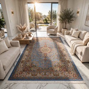 سجاد كرمان تركي HW45A سماوي مقاس 250*350