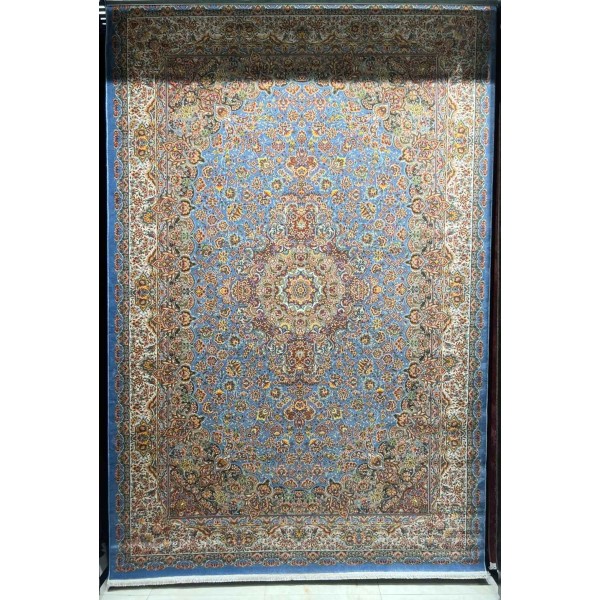 KERMAN Turkish Rug HW45A Sky blue Size 200*300