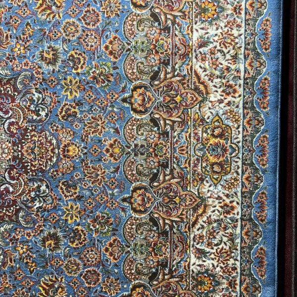 KERMAN Turkish Rug HW45A Sky blue Size 200*300