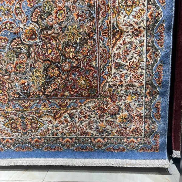 KERMAN Turkish Rug HW45A Sky blue Size 200*300