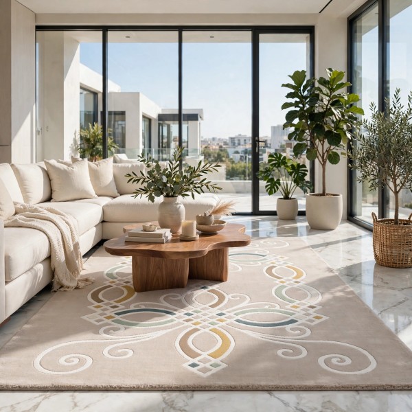 سجاد الهبه تركي ليديا N0516A بيج مقاس 150*220