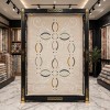 Hiba Turkish Lydia N0516A CREAM GREEN Rug Size 150*220