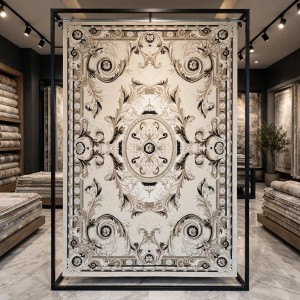 Hiba Turkish Lydia N0332C CREAM Rug Size 80*150