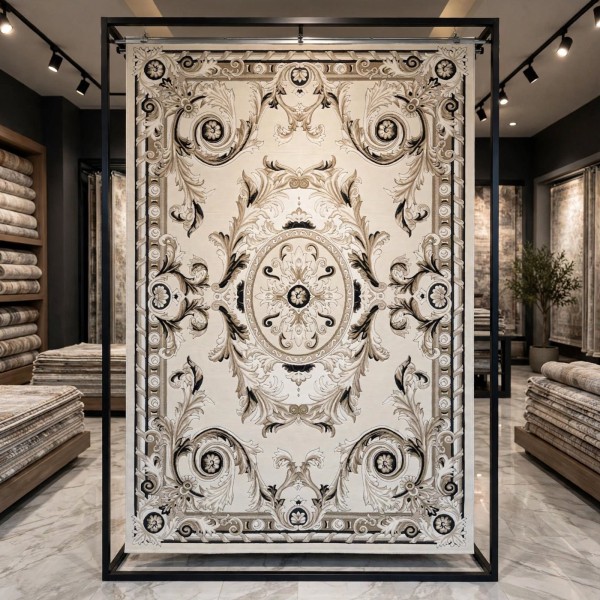 سجاد الهبه تركي ليديا N0332C كريم مقاس 150*220