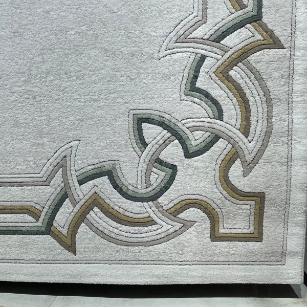 سجاد الهبه تركي ليديا G0757A ابيض مقاس 300*400