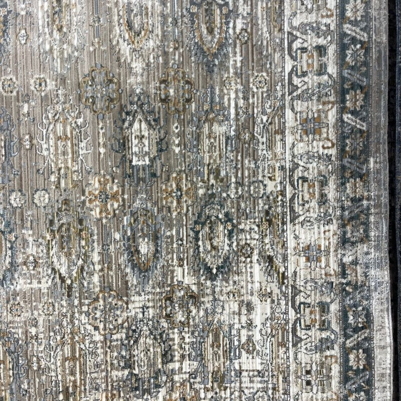 سجاد بوهيمي تركي مراكش P0119A بيج كريم مقاس 150*220