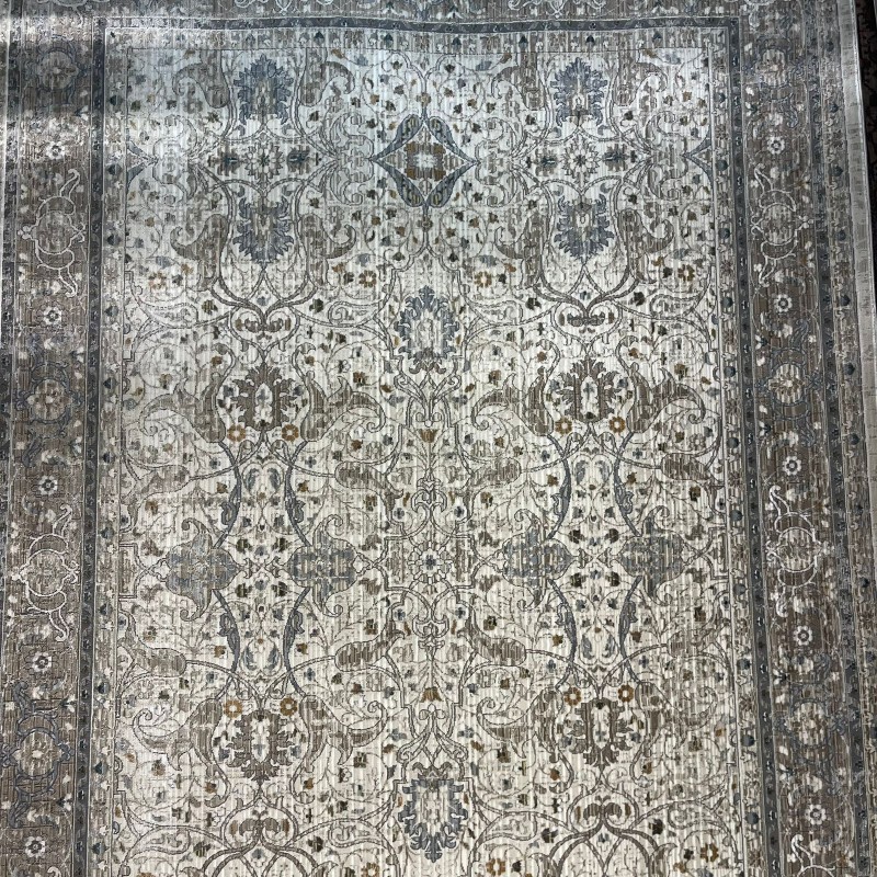 سجاد بوهيمي تركي مراكش OM24KC بيج ابيض مقاس 120*170