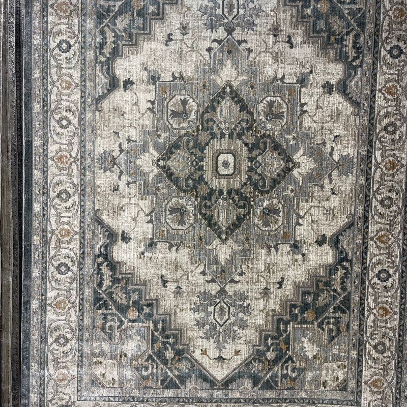Turkish Bohemian Marrakech Rug F0560A blue white Size 150*220