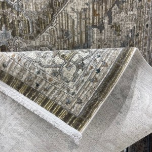 Turkish Bohemian Marrakech Rug F0560A creen white Size 100*300