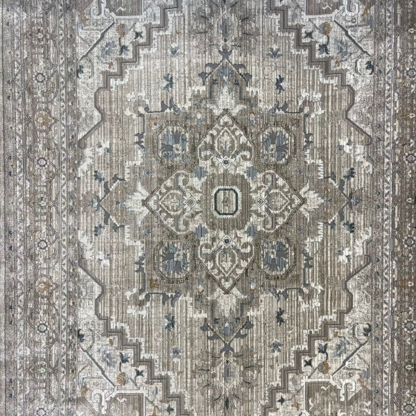 سجاد بوهيمي تركي مراكش F0560A كريم ابيض مقاس 300*400