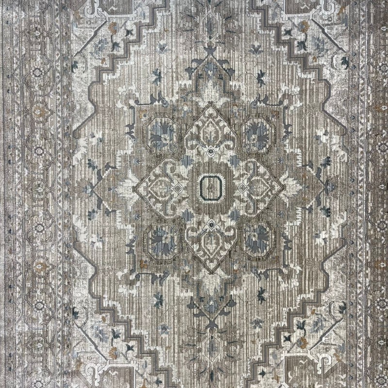 سجاد بوهيمي تركي مراكش F0560A كريم ابيض مقاس 250*350