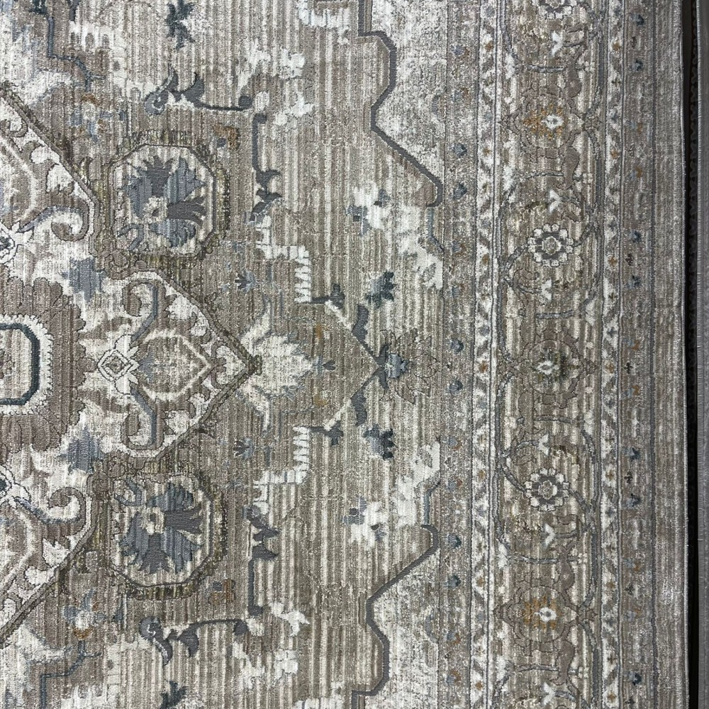 سجاد بوهيمي تركي مراكش F0560A كريم ابيض مقاس 150*220