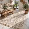 سجاد خيش مايا HD44A بيج مقاس 150*220