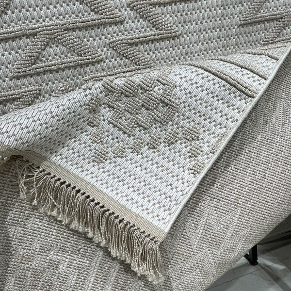 سجاد خيش مايا HD44A بيج مقاس 150*220
