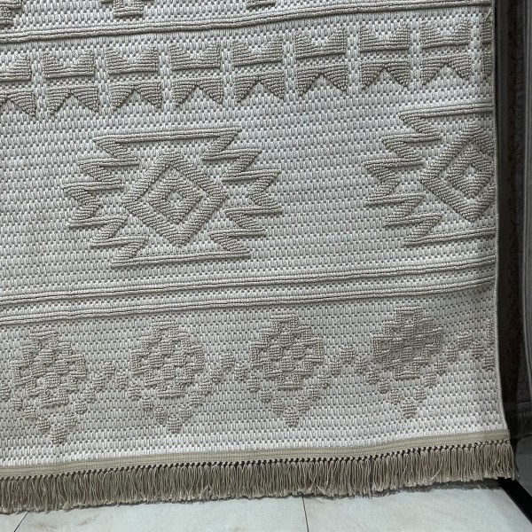 سجاد خيش مايا HD44A بيج مقاس 150*220