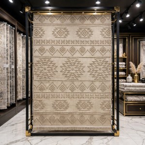 MAYA Jute Rug HD44A Dark beige Size 100*200