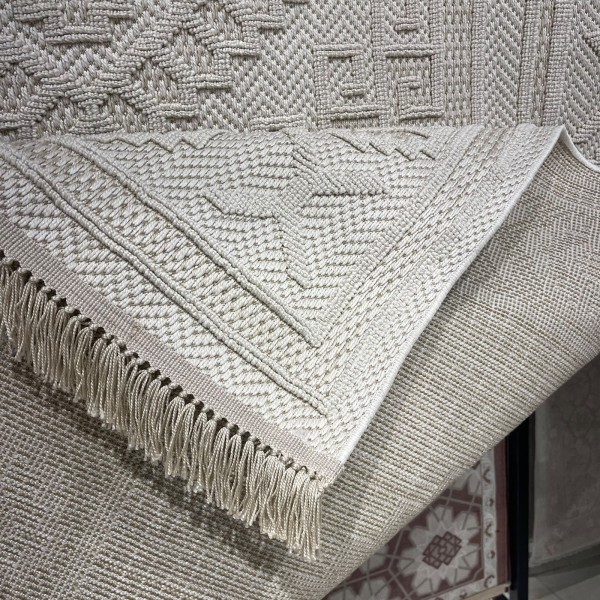سجاد خيش مايا HD57A كريم مقاس 250*350