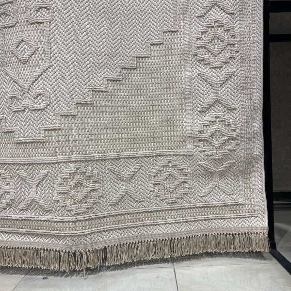 سجاد خيش مايا HD57A كريم مقاس 250*350