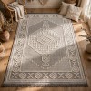 سجاد خيش مايا HD57A رصاصي فاتح مقاس 50*80