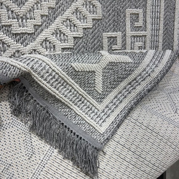 سجاد خيش مايا HD57A رصاصي فاتح مقاس 50*80