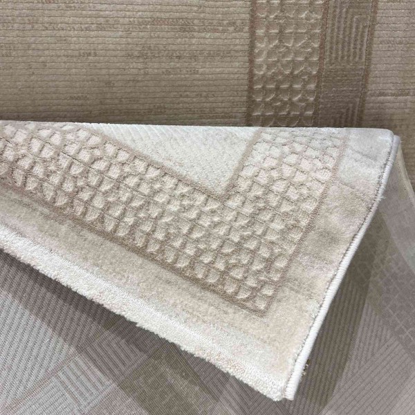 سجاد تركي ميلاس 9908B كريم مقاس 250*350