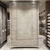 MILAS Turkish rug 9908B gray cream size 250*350