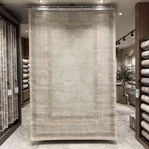 سجاد تركي ميلاس 9908B رصاصي كريم مقاس 80*150