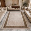 سجاد تركي ميلاس 9761B بيج كريم مقاس 150*230