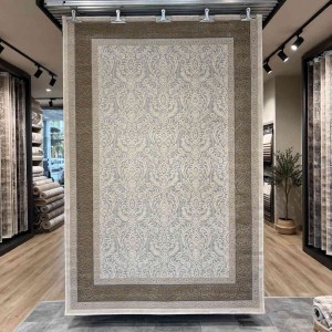 MILAS Turkish rug 9761B gray cream size 100*200