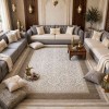 MILAS Turkish rug 9761B gray cream size 100*200